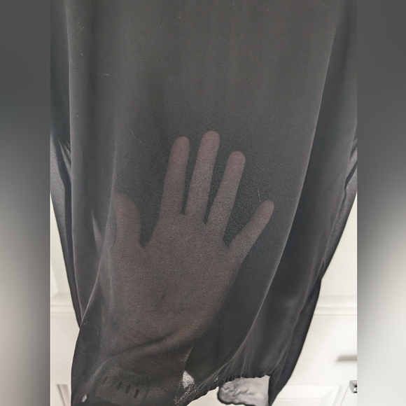 Black Sheer Top - Size Small - Picture 4 of 4